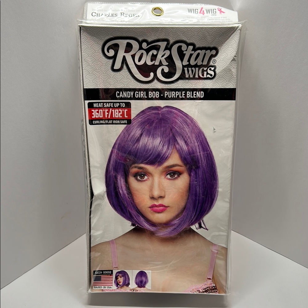 Candy Girl Bob - Vibrant Purple